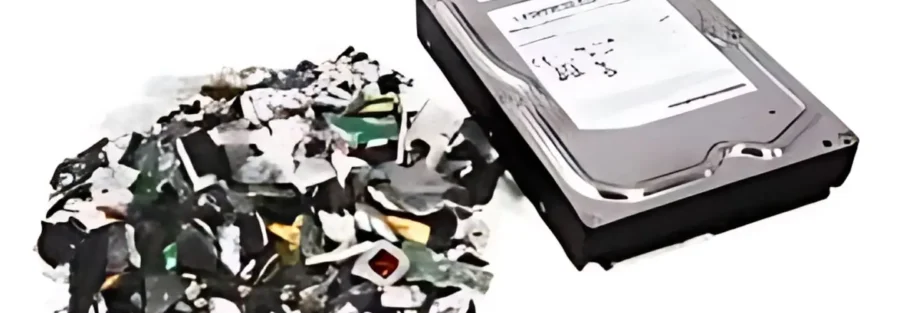 Secure hard drive disposal for old business equipment